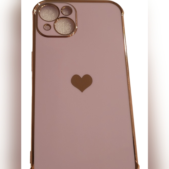 Purple Heart Print iPhone 13 Case - Picture 2 of 5